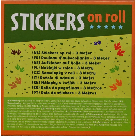 Stickers op rol 3 meter