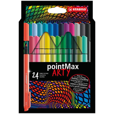 Stabilo arty pointmax etui a 24 kleuren fineliners