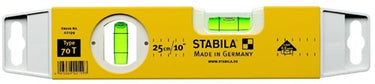 Stabila waterpas, 70t 1v1h libel 25cm - 02199