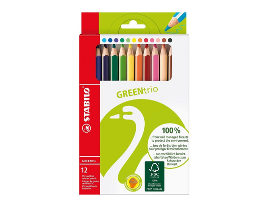 Stabilo kleurpotloden - 12 stuks - fsc