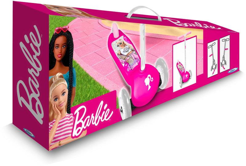 Load image into Gallery viewer, Mattel 3-wiel kinderstep meisjes voetrem roze
