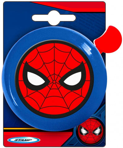 Spider-Man Fietsbel 60 mm Blauw Rood