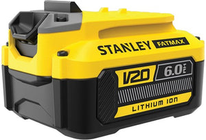 Stanley powertools stanley fatmax sfmcb206 v20 18v 6.0ah li-ion accu - sfmcb206-xj