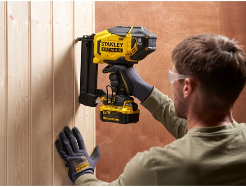 Chargez l'image dans la visionneuse de la galerie, Stanley powertools stanley fatmax sfmcn618b v20 | 18ga accu mini brad tacker 18v | zonder accu's en lader - sfmcn618b-xj
