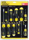 Stanley handgereedschap 10-delige cushiongrip schroevendraaierset standaard phillips - 2-65-005