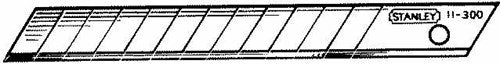 Afbeelding laden in galerijviewer, Stanley handgereedschap afbreekmesjes 9mm - 10 stuks dispenser - 0-11-300

