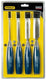 Stanley handgereedschap houtbeitelset 4-delig (6, 12, 18, 25 mm) - 0-16-129