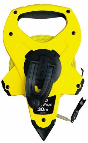 Stanley handgereedschap landmeter powerwinder | 60m - 12,7mm - 2-34-775
