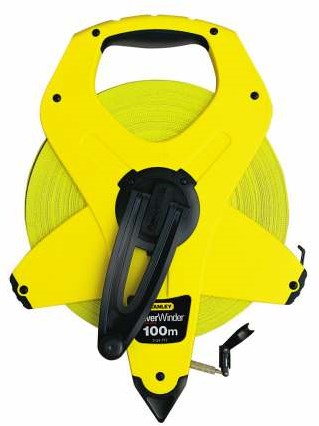 Load image into Gallery viewer, Stanley handgereedschap landmeter powerwinder | 60m - 12,7mm - 2-34-775
