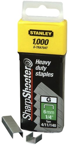 Stanley handgereedschap nieten 8mm type g - 5000 stuks - 1-tra705-5t - 1-tra705-5t
