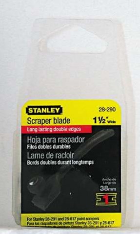 Stanley reserve mesje 38mm voor 0-28-617 - 1 stuk kaart