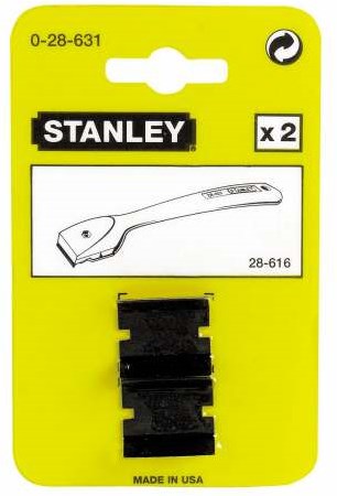 Stanley reserve mesje 38mm voor 0-28-617 - 1 stuk kaart
