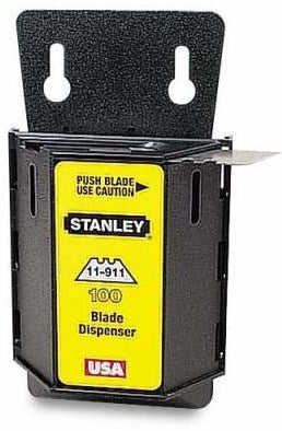 Load image into Gallery viewer, Stanley handgereedschap reserve mesjes 1991 zonder gaten - 10 stuks dispenser - 1-11-911
