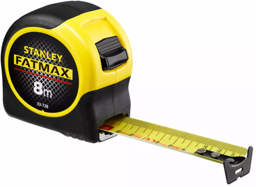 Stanley handgereedschap rolbandmaat fatmax® blade armor | 8 meter - 0-33-728