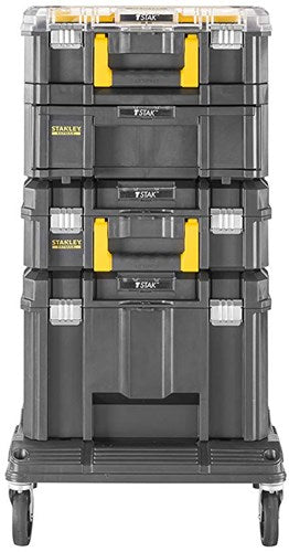 Load image into Gallery viewer, Stanley koffers fmst1-80107 gereedschapskoffers | fatmax tstak tower | +trolley - fmst1-80107
