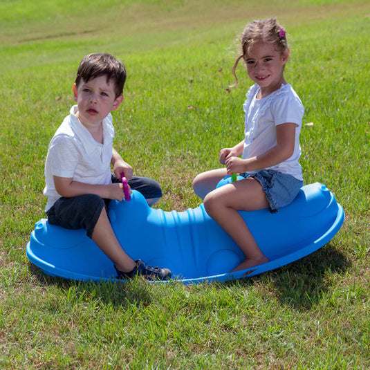 Starplay Hippo Schommelwip voor 1 tot 3 Kinderen 103 cm Blauw