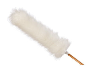 Villgrater natur plumeau van lamsvacht - 65 cm
