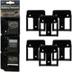Stealthmounts batterijhouders voor bosch 18v | zwart | 6 stuks - bm-bo18-6