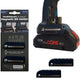 Stealthmounts bithouder voor bosch 18v | blauw | 2 stuks - bh-bo-blu-2