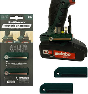 Stealthmounts bithouder voor metabo cas | groen | 2 stuks - bh-mt-grn-2