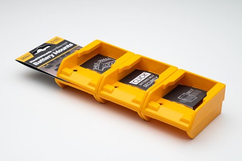 Afbeelding laden in galerijviewer, Stealthmounts bm-dw20-ylw-6 accuhouder voor dewalt xr flexvolt | geel | 6-pack - bm-dw20-ylw-6
