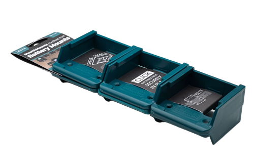 Load image into Gallery viewer, Stealthmounts bm-mk18-blu-6 accuhouder voor makita 18v lxt | blauw | 6-pack - bm-mk18-blu-6
