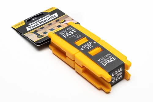Load image into Gallery viewer, Stealthmounts tm-dw18-ylw-4 machinehouder voor dewalt xr | geel | 4-pack - tm-dw18-ylw-4
