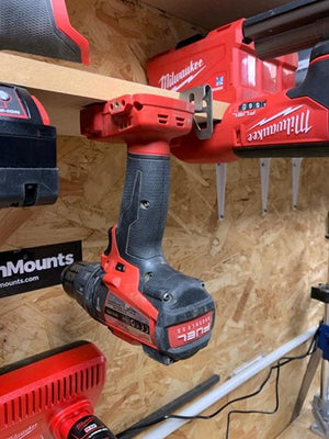 Stealthmounts tm-mw18-red-4 machinehouder voor milwaukee m18 | rood | 4-pack - tm-mw18-red-4