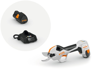 Stihl asa 20 accu-snoeischaar | as systeem | set met al 1 lader en 1x 2.0ah as 2 accu - va050116210