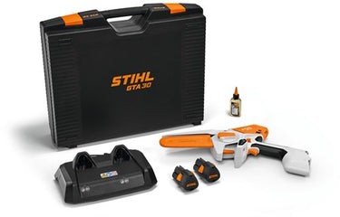 Stihl gta 30 set mini accu kettingzaag | incl. 2x 2.0ah as accu en al 5-2 lader - ga050116910