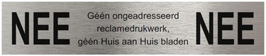 Stoer! ja nee plaatje rvs zwart - 45005510