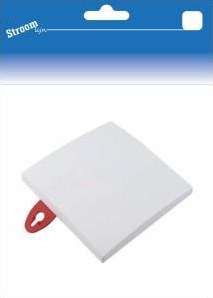 Stroomlijn blindplaat vierkant 11cm 6614140