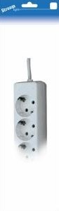 Stroomlijn tcd ra 6-voudig 5 meter snoer wit - 6672622