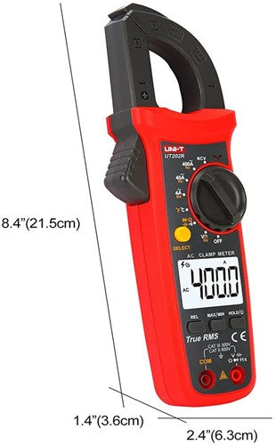 Enzo stroomtang professioneel digitaal ut202r 0,04-400a ac - 6420316