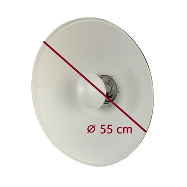 Studioking beauty dish wit sk-bd550w 55 cm voor falcon eyes