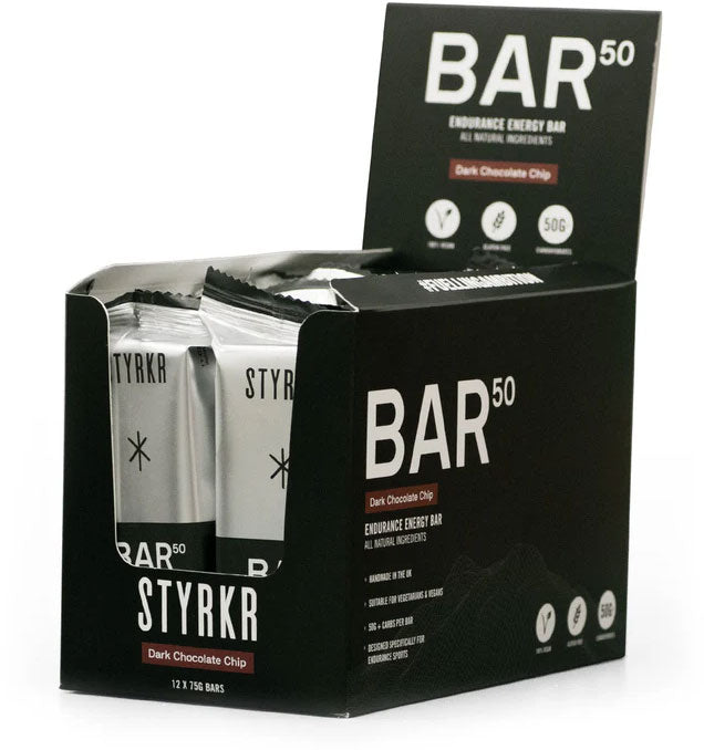 Load image into Gallery viewer, Styrkr bar50 energy bar 12er box
