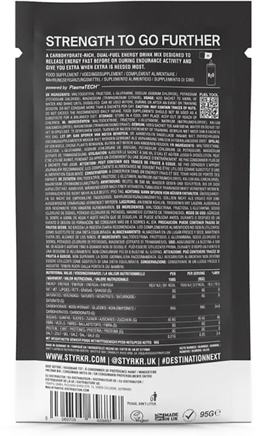 Styrkr mix90 dual-carb energy drink 12er box