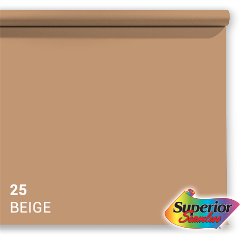 Load image into Gallery viewer, Superior achtergrondpapier 25 beige 1,35 x 11m
