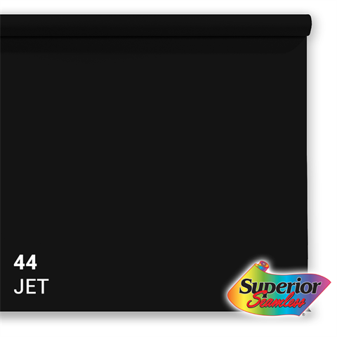 Load image into Gallery viewer, Superior achtergrondpapier 44 jet zwart 1,35 x 11m
