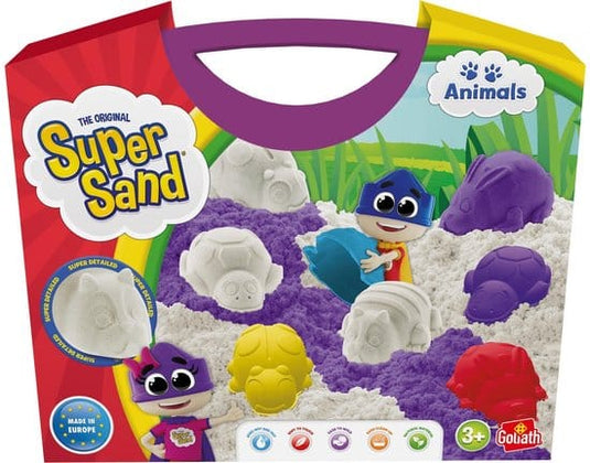Goliath super sand dieren koffer met super zand binnen spelen