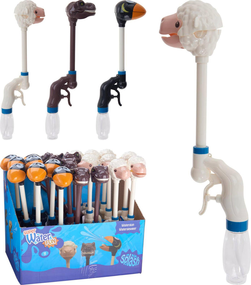 Cargue la imagen en el visor de la galería, Waterpistool dieren 38cm 3 assorti

