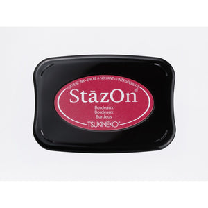 Tsukineko • stazon stempelkussen bordeaux