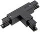 Enzo t-stuk rechts vast 90gr tbv. rail 3-fasen zwart - 5050065