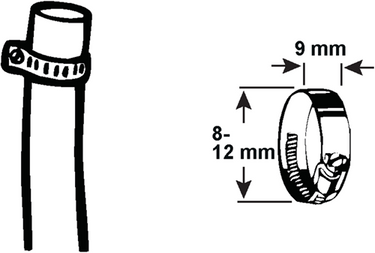 Cornat spanring 8-12mm (1 4) 4st rvs - t3083000