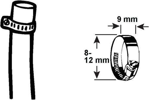 Load image into Gallery viewer, Cornat spanring 8-12mm (1 4) 4st rvs - t3083000
