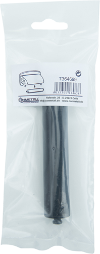 Cornat vervangrol pvc wc-papierhouder zw - t364699