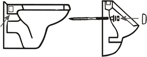 Cornat afdekkappen universeel wc-bril wi - t364900