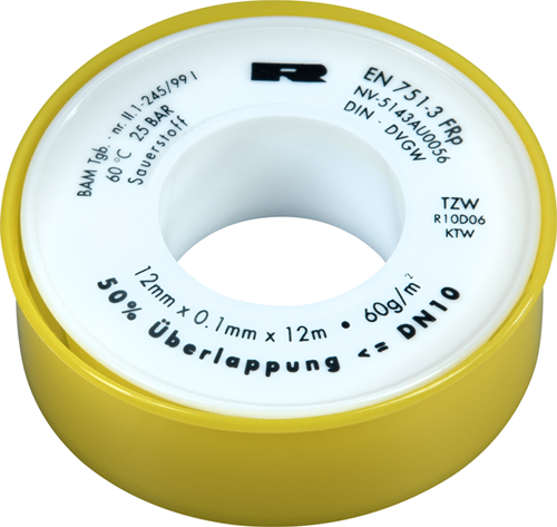 Load image into Gallery viewer, Cornat teflon lint 12x0.1mm (12m) gas - t380700
