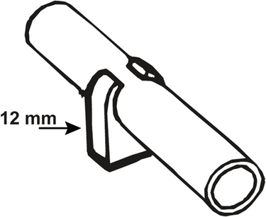Cornat enkele clip koperbuis 12mm (6st) - t560102
