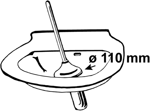 Load image into Gallery viewer, Cornat ontstopper met steel 11cm - t595600
